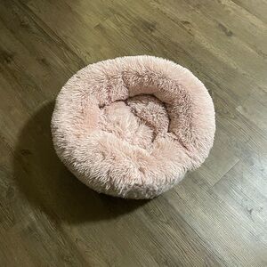 Fluffy Pink Pet Bed
